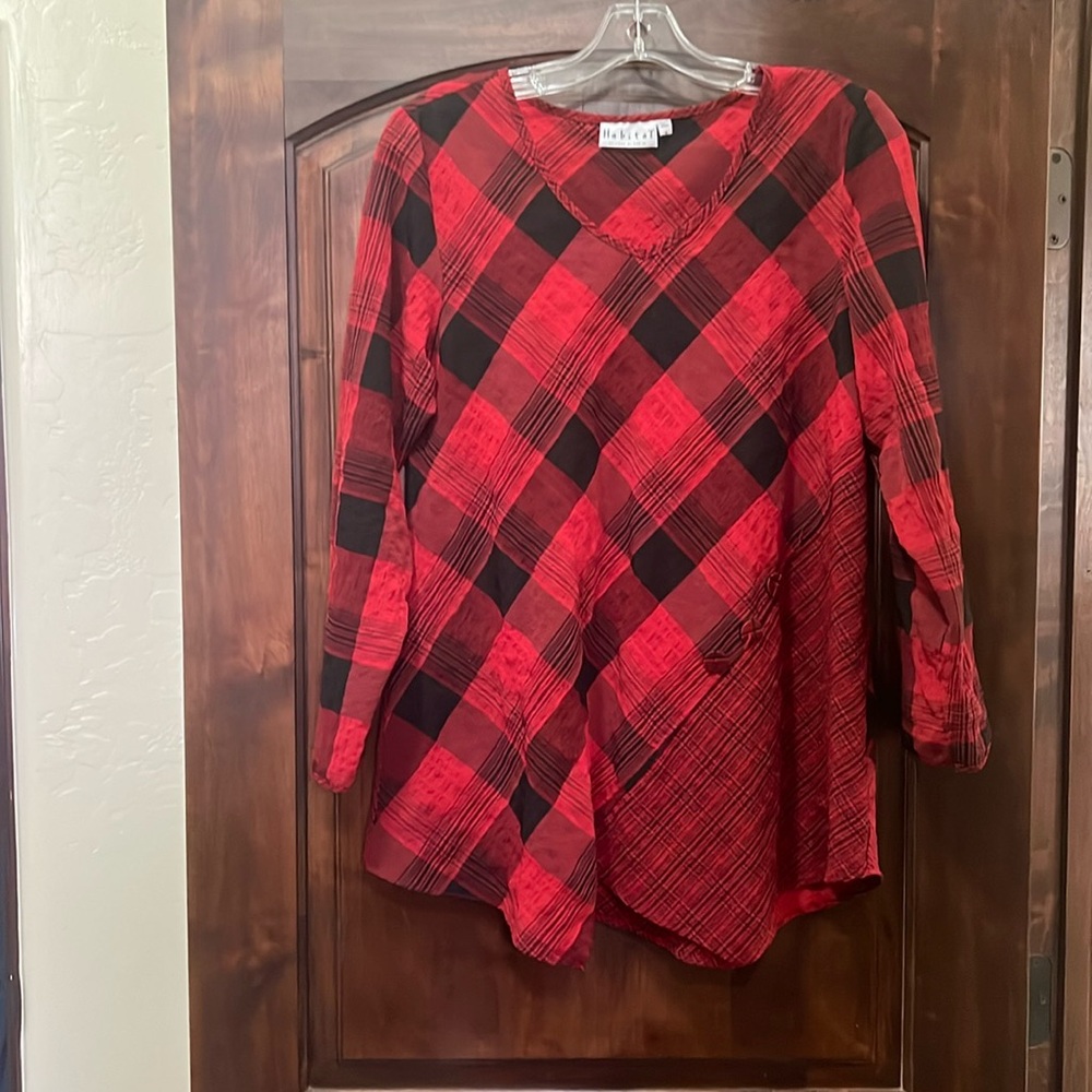 Plaid tunic
